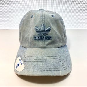 ADIDAS Relaxed Overdyed Blue Strapback Hat